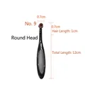 Pinceau maquillage n° 9 style brosse à dents pour estomper anticerne et fond de teint - Brosse Ronde N°9