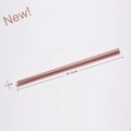 Reusable 26.5cm amber Tritan straw with 1.2cm wide diameter and slanted tip design - Beveled Straw / 1.2*26.5cm / Smoky Pink