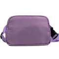 Versatile purple sports waist bag with adjustable strap and durable zipper closure - Dark Violet
