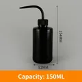 150ML Black squeeze wash bottle for laboratory use and succulent watering - 150ml (Black)