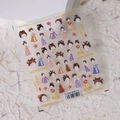 Cartoon ancient Chinese girl nail stickers TS-2949 with elegant girl illustrations - Graceful Girl (TS-2949)