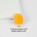 Cubo de naranja miniatura de resina para cocina de casa de muñecas con textura mate - Pequeño: Un Cubo de Mango