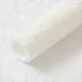 Roll of white wrinkled wrapping paper for Christmas snowflake apple bouquet packaging - Xuenai Hand Soft Paper [Moon White] 51*51cm 5 Sheets/Pack