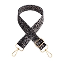 Verstellbarer Schultergurt mit Leopardenmuster und goldenen Haken für Damen-Handtaschen - Muster Nr. 160