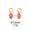Detailed close-up of pitaya fruit pendant with dimensions 6x12mm and 1.1g weight - Pitaya (6*12mm)