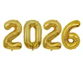 32-inch gold foil balloons set for 2026 New Year Eve party celebration decorations - 32 inch / Slim Gold
