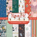 DIY scrapbooking paper pad 6x6 inch featuring 160gsm cardstock for journal art crafts - R2406a 24 Sheets