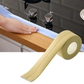 Ruban d'étanchéité étanche pour évier et cuisinière en bleu clair et beige - 3.2cm x 2.2m / Beige