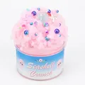 Slime rosa a tema marino con conchiglie e stelle marine in barattolo trasparente - Rosa Chiaro 100ml