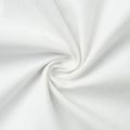 Close-up of premium white cotton fabric showing smooth texture and fine weave detail - S / White (100% Cotton)