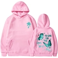 Sweat à capuche rose To Live For The Hope Of It All avec imprimé papillon chic - S / Hauts / Rose (Motif 3)