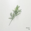 Artificial evergreen cedar branch for Christmas decor, 30x12cm realistic greenery spray - Cypress Large Leaf