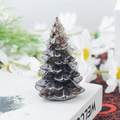 Décoration de Noël en résine de cristal gris fumé pour bureau au style minimaliste - 34 Quartz fumé