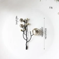 Christmas fruit branch with gold glitter sequins and matte balls for wreath DIY decor - Champagne Gold