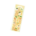 Detail of Ice Pineapple stickers featuring yellow fruit slices and cute cartoon characters - Pineapple Ice
