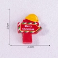 Miniature resin Christmas signpost with yellow hat for DIY micro landscape decor - Signpost