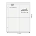 A5 wide clear card protector sleeves with 4 pockets for photo collecting and binder use - A5 Wide 3-Hole 4-Pocket Pages 10 Sheets 24#