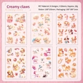 Creamy Claws cartoon pet dog PET stickers for scrapbooking and DIY phone cases, 6 sheets - Creamy Paws