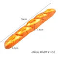 Τεχνητό μοντέλο μπαγκέτας 55cm, ρεαλιστικό διακοσμητικό ψωμί PU για διακόσμηση βιτρίνας - Πολύ μακρύ ψωμί