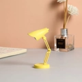 Mini lampe de bureau LED jaune pliable avec lumière chaude et socle magnétique - LD01-Jaune