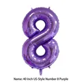 Número 8 Morado