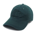 Close-up of deep green cotton baseball cap featuring detailed 1960 numeric embroidery - M (56-58cm) / Dark Green
