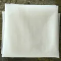 Elegant long white single-tier bridal veil in soft translucent mesh fabric for weddings - 200cm / Champagne