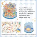 Set d'autocollants DIY Le Petit Prince avec plateau de scène 3D et feuilles PET. - Maison de la Planète du Petit Prince
