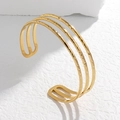 Three-Layer Wave Style (SZ011-Gold Color)