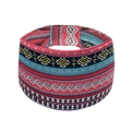 Bandeau élastique bohème avec imprimés ethniques africains colorés sur fond blanc neutre - Style 7