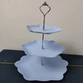 3-Layer Hexagon Blue Silver