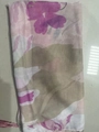 Lichte sjaal met bloemenprint, roze kwastjes en bohemien abstracte patronen - Paars Roze Abstract Floraal (SL2302-028卡)
