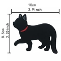 Creative black cat magnetic fridge hook variant with dimensions of 10cm x 8.5cm - W2 Black Cat