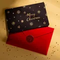 Style F - Gold Foil Bronzing Card, Envelope, Insert And Sticker