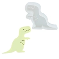 Moule en silicone dinosaure 3D pour décoration de gâteaux et bricolage - Style T-Rex Blanc (50-2951-D)