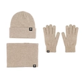 3-Piece Knit Warm Set / Khaki