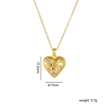 Pave Rhinestone Heart Locket (A270)