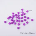 0.6cm purple artificial taro balls for DIY dessert crafts and dollhouse toys - 0.6cm / Purple