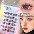 Self-adhesive cluster false eyelashes in man-made fiber for natural voluminous makeup look - Self-Adhesive Gypsophila Style