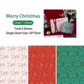 6-pack Christmas wrapping paper set with Santa and reindeer motifs in 50x70cm size - Cheerful Christmas / 6 Pieces/Pack (50*70cm)