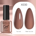 LILY'CUTE 7ml gel nail polish X030 in brown shade with glossy and matte finish - Tan (30)