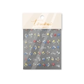 3D embossed floral nail stickers featuring tulips and daisies for DIY manicure - Wildflower & Daisy Style (to3824)