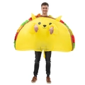 Funny inflatable cat taco costume for adults perfect for Halloween and parties - Cat-shaped Burger / One Size