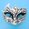 Horn Painted White Black