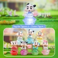 Crayon Shin-chan blind box figures in colorful baby outfits with glitter bases - Crayon Shin-chan Style Series - Random 1PC