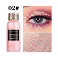 Roze glitter oogschaduw gel met vlinders en sterren in de kleurvariant 02# - Vlinder Pailletten / Nr. 2 Roze Vlinder