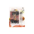 10-piece stainless steel jelly art tool kit with 20ml syringe in clear blister packaging - Kit G