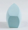 Large light blue teardrop makeup sponge with ultra-soft texture on a neutral surface - Giant Sponge-Light Blue-1PC