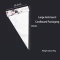 Grande poche à douille jetable 19,7x35cm en PE transparent épais de haute qualité - Grand Emballage Sous Blister 20pcs