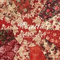 Rosetta 6x6 inch paper pad for DIY scrapbooking with 24 sheets of floral pattern cardstock - 22032b 24 Sheets